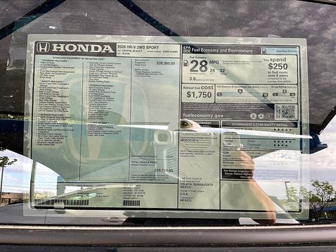 New 2026 Honda HR-V Sport image 21