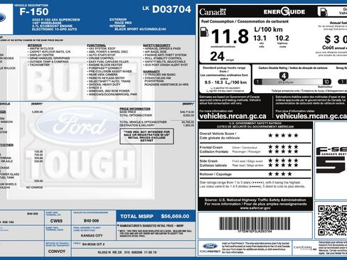 Used 2020 Ford F150 XLT w/ Equipment Group 302A Luxury image 9