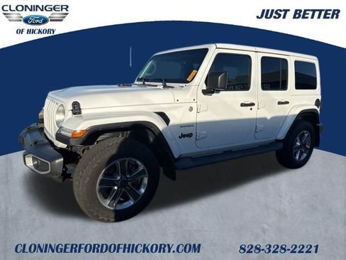 Used 2019 Jeep Wrangler Unlimited Sahara w/ LED Lighting Group image 1