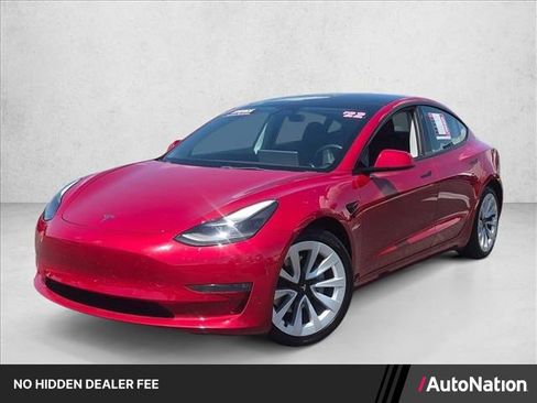 Used 2022 Tesla Model 3 Long Range AWD/4WD image 1