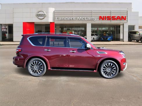 Used 2021 Nissan Armada Platinum w/ Captain's Chairs Package image 2