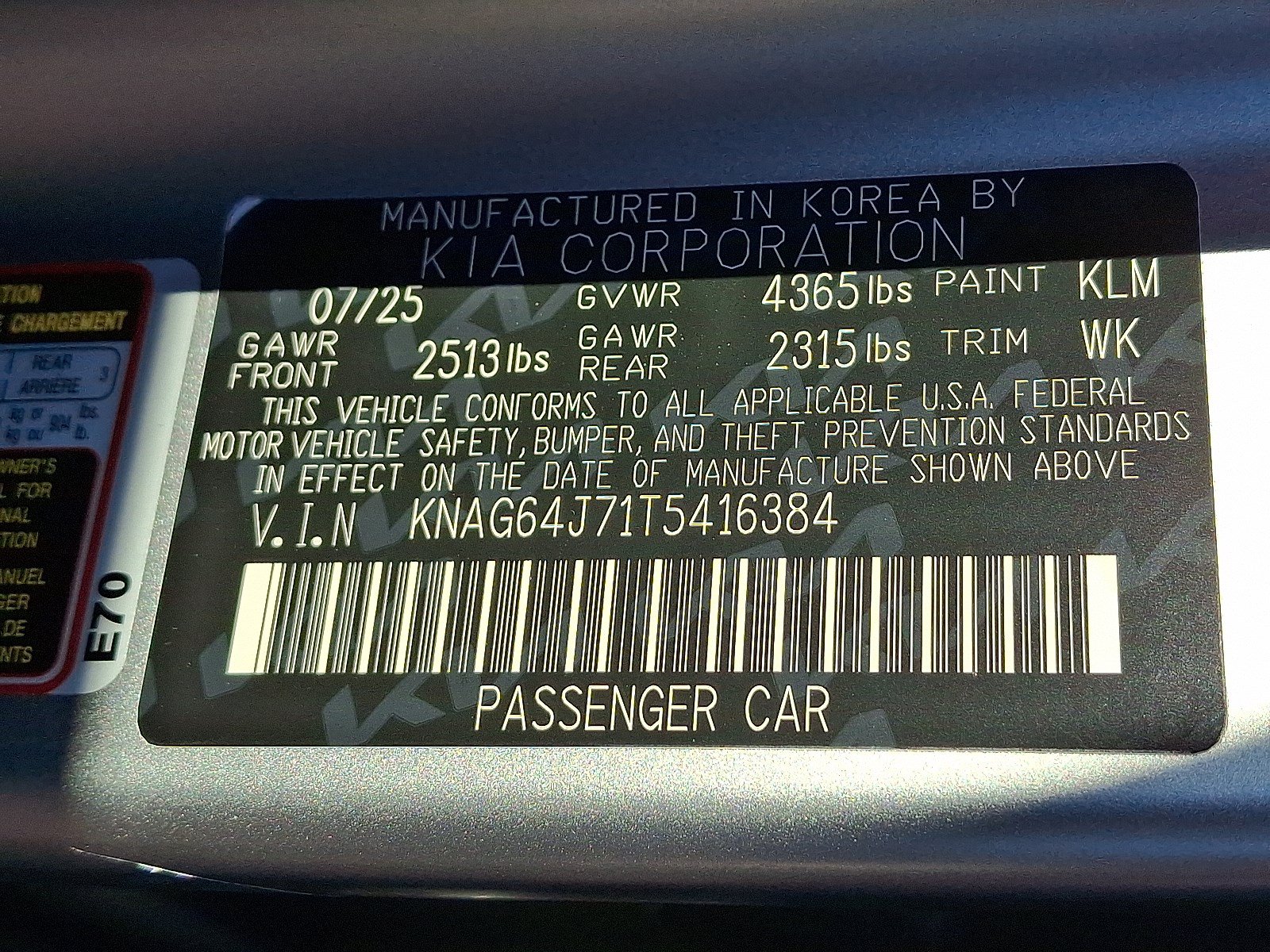New 2026 Kia K5 GT-Line w/ GT-Line Red Interior Package FWD image 13