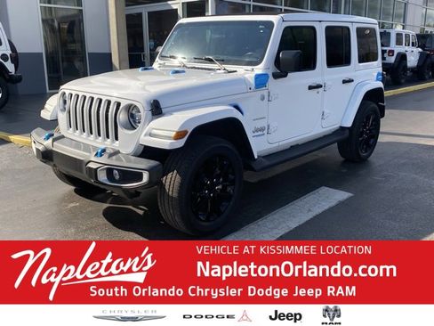 Used 2022 Jeep Wrangler Unlimited Sahara 4xe w/ Cold Weather Group image 1