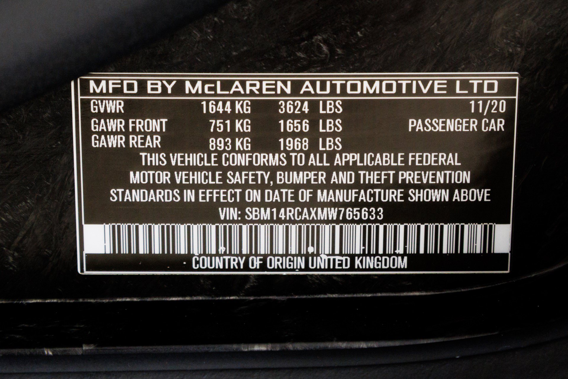 Used 2021 McLaren 765LT RWD image 88