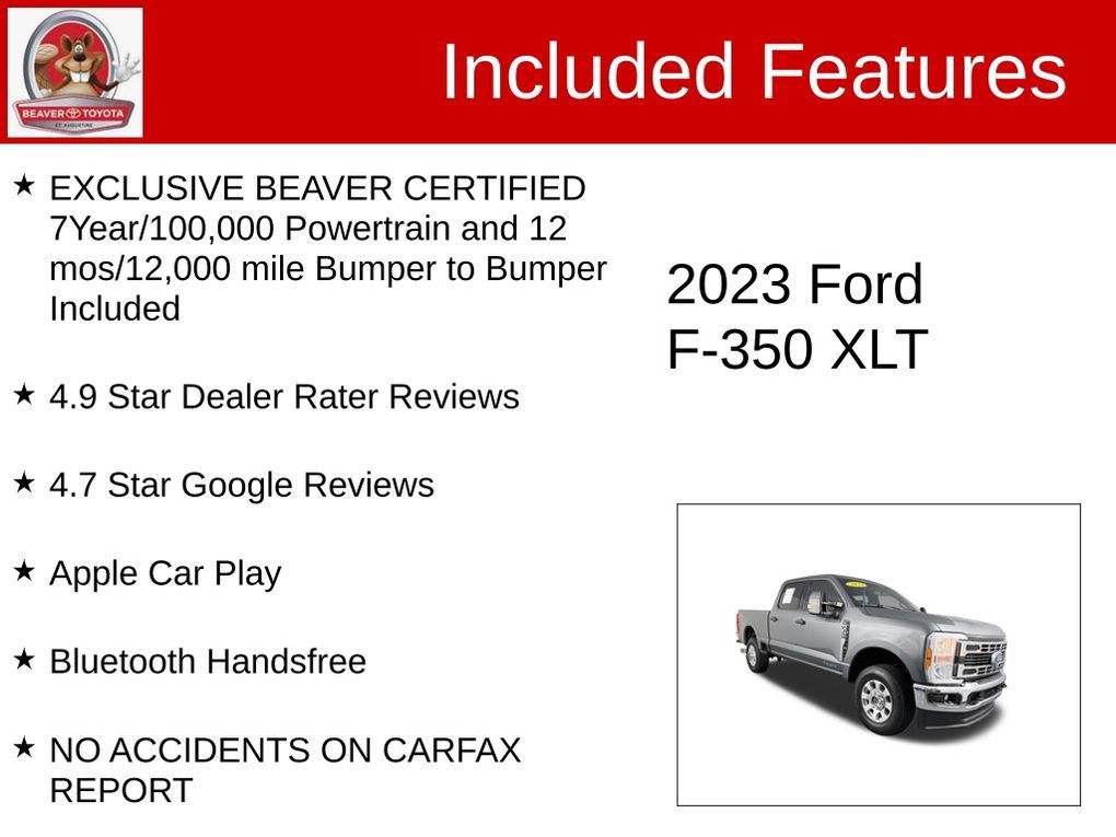 Used 2023 Ford F350 4x4 Crew Cab Super Duty image 4