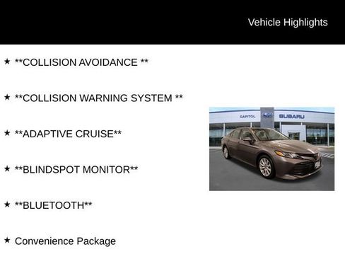 Used 2018 Toyota Camry LE image 6