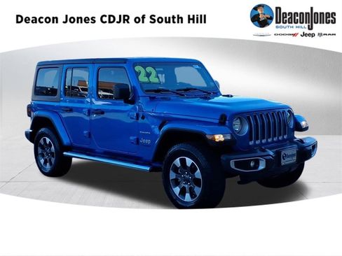 Used 2022 Jeep Wrangler Unlimited Sahara w/ Cold Weather Group image 1