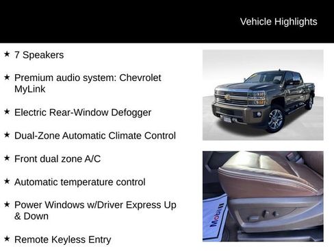 Used 2015 Chevrolet Silverado 2500 High Country w/ Duramax Plus Package AWD/4WD image 14