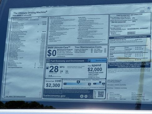 Used 2025 BMW X1 xDrive28i w/ Convenience Package image 29