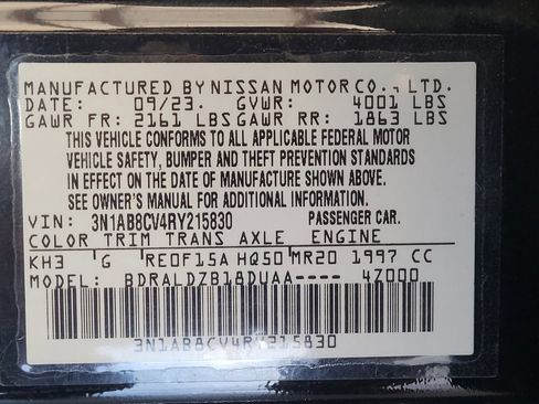 Used 2024 Nissan Sentra SV w/ All-Weather Package image 33