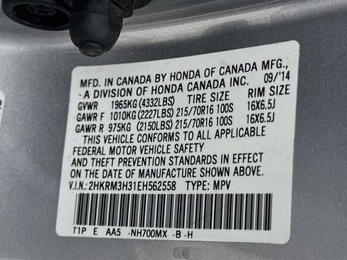 Used 2014 Honda CR-V LX image 12