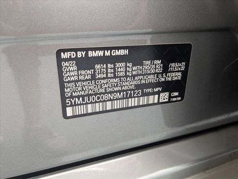 Used 2022 BMW X5 M w/ Competition Package 2 image 15