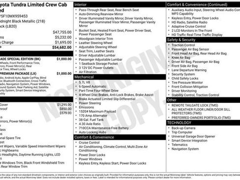 Used 2021 Toyota Tundra Limited w/ Limited Premium Package image 12