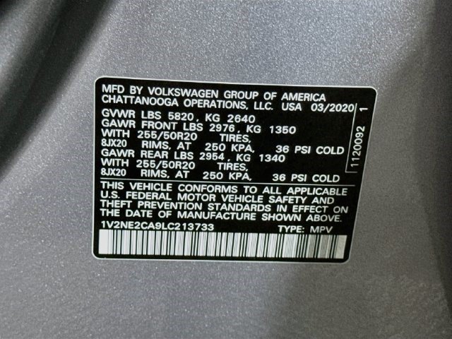 Used 2020 Volkswagen Atlas Cross Sport SEL Premium AWD/4WD image 36
