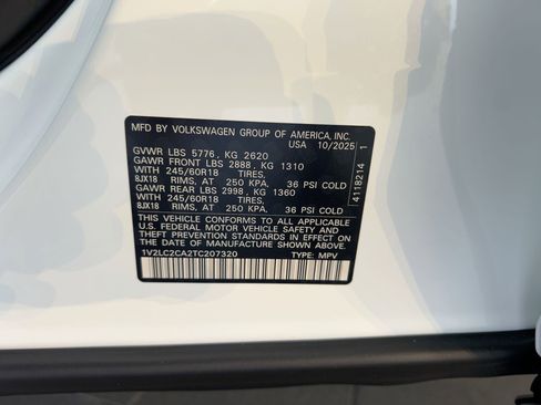 New 2026 Volkswagen Atlas Cross Sport SE AWD/4WD image 19