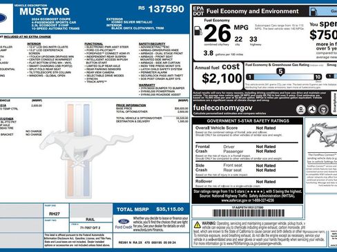 Used 2024 Ford Mustang Coupe image 5