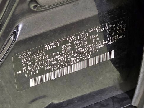 Used 2021 Hyundai Sonata Blue FWD image 22