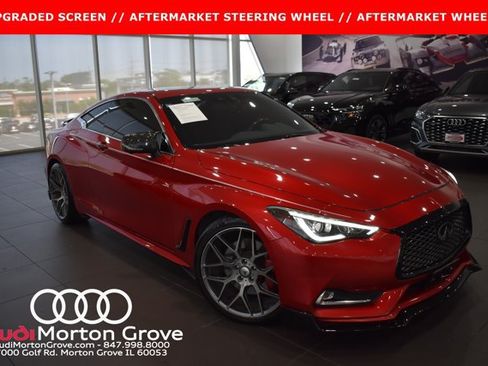 Used 2018 INFINITI Q60 Red Sport 400 w/ Pro Active Package AWD/4WD image 1