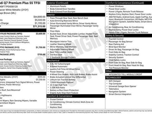 Used 2023 Audi Q7 3.0T Premium Plus w/ Premium Plus Package image 37