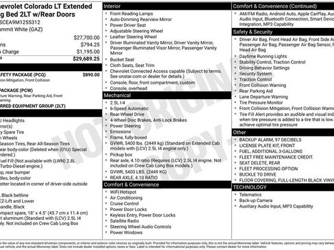 Used 2021 Chevrolet Colorado LT w/ Fleet Safety Package RWD image 37