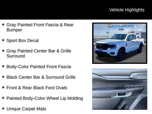 New 2025 Ford Ranger XLT w/ Equipment Group 301A High image 14