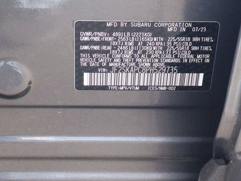 Used 2023 Subaru Forester Limited w/ Popular Package #2 AWD/4WD image 39