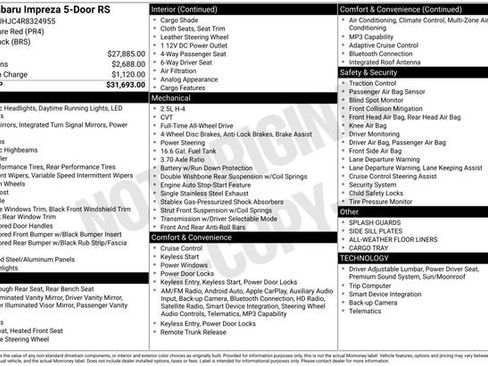 Used 2024 Subaru Impreza RS image 5