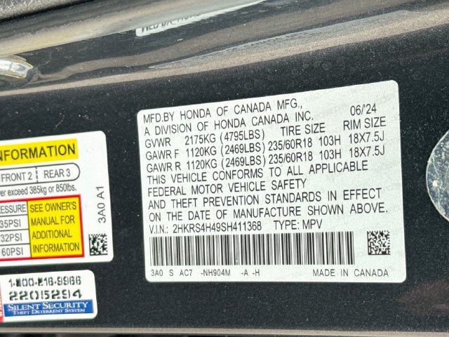 Certified 2025 Honda CR-V EX image 37