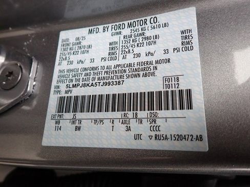 New 2026 Lincoln Nautilus Reserve w/ Jet Appearance Package image 23