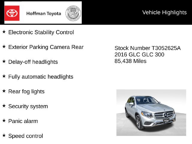Used 2016 Mercedes-Benz GLC 300 4MATIC image 30