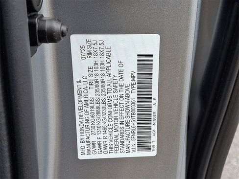 New 2026 Honda Odyssey EX-L image 10