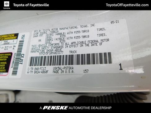 Used 2021 Toyota Tundra SR5 AWD/4WD image 9