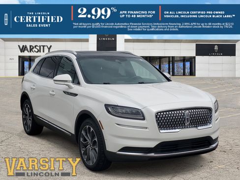 Certified 2022 Lincoln Nautilus Reserve w/ Equipment Group 201A AWD/4WD image 1