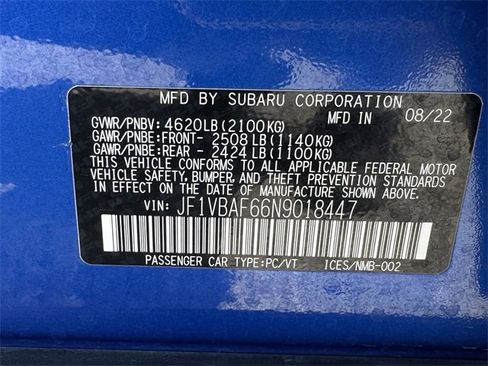 Used 2022 Subaru WRX Premium image 35