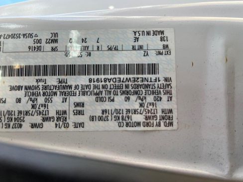 Used 2014 Ford E-250 and Econoline 250 E-250 Commercial image 11