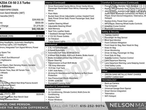 Used 2023 MAZDA CX-50 Meridian Edition w/ Cargo Package image 2