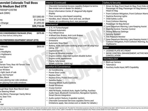 Used 2023 Chevrolet Colorado Trail Boss AWD/4WD image 13