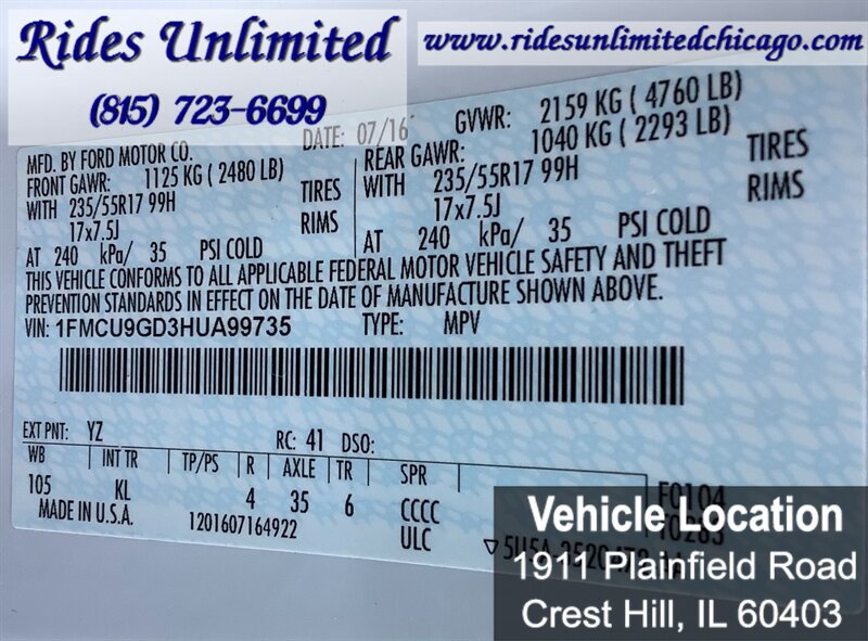 Used 2017 Ford Escape SE AWD/4WD image 34