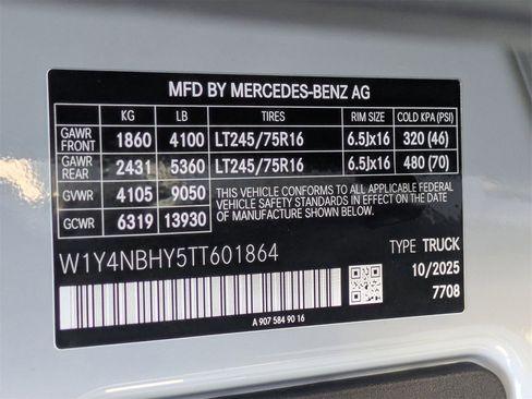 New 2026 Mercedes-Benz Sprinter 144 Cargo image 14