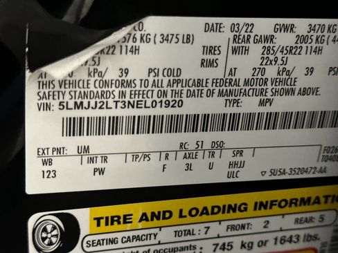 Used 2022 Lincoln Navigator Reserve image 58