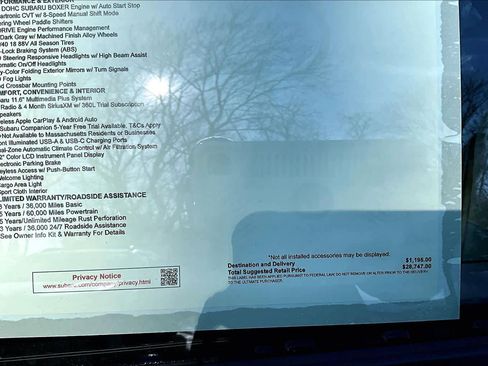 New 2026 Subaru Impreza 2.0i Sport image 18