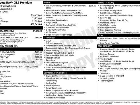 Used 2024 Toyota RAV4 XLE Premium w/ Weather Package AWD/4WD image 3