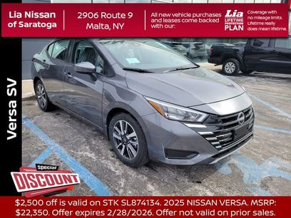 New 2025 Nissan Versa SV w/ Trunk Package