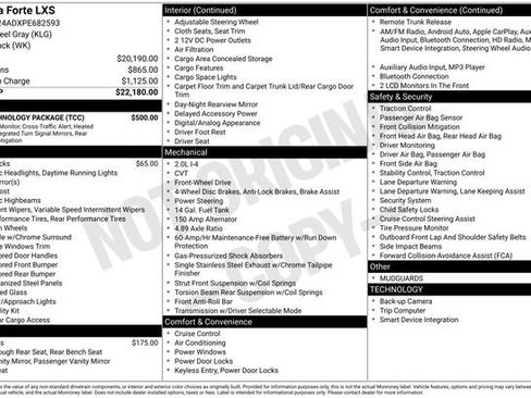 Used 2023 Kia Forte LXS w/ LXS Technology Package image 28