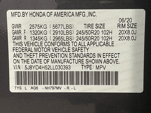 Used 2020 Acura MDX SH-AWD w/ Technology Package image 25