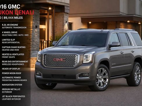Used 2016 GMC Yukon Denali w/ Open Road Package AWD/4WD image 30