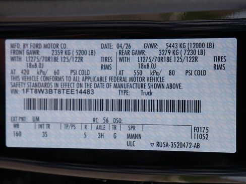 New 2026 Ford F350 XLT AWD/4WD image 44