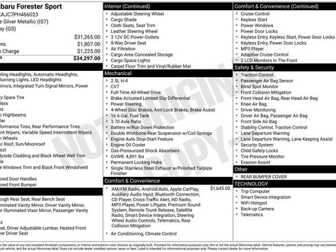 Used 2023 Subaru Forester Sport image 14