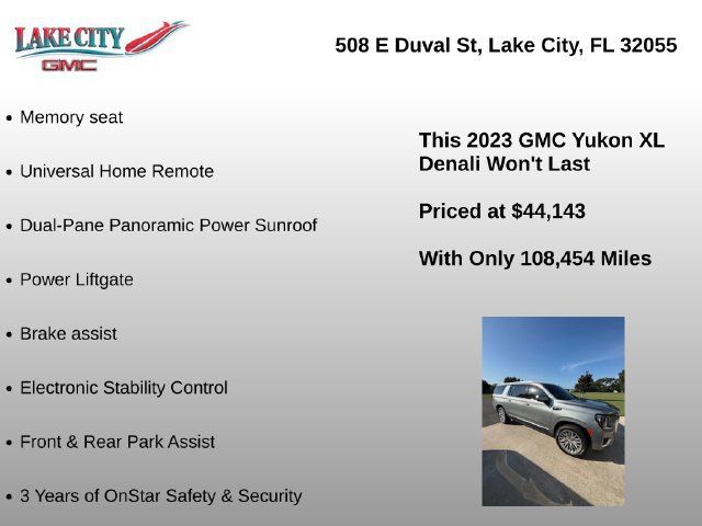 Used 2023 GMC Yukon XL Denali w/ LPO, Floor Liner Package RWD image 6