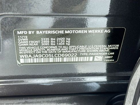 Used 2020 BMW 530e RWD image 35